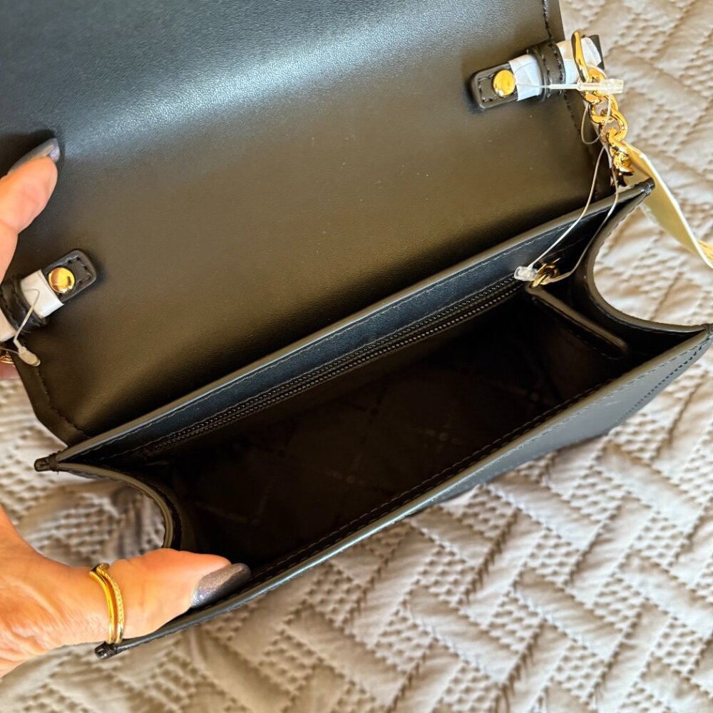 Michael Kors Grace Medium Satchel in Black - Picture 3 of 6